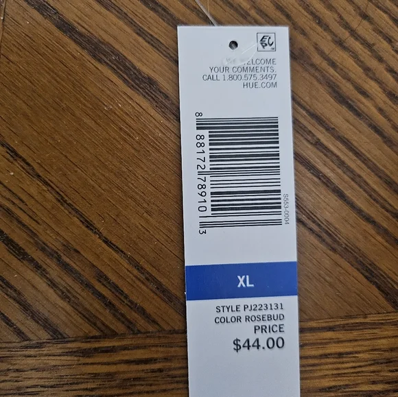 HUE Floral Print Pants with Purple and Green Highlights - Picture 5 of 5